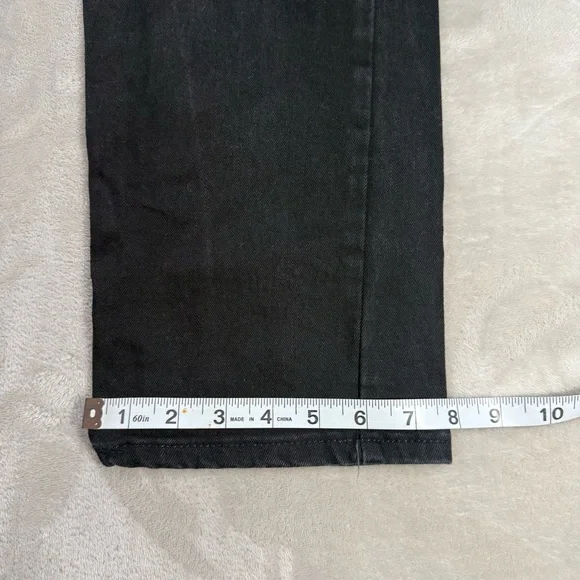 Levi's 502 Taper Fit Stretch Jeans Men's Sz 36x30 Black - Picture 11 of 11